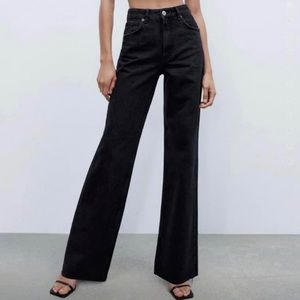 Zara black high waisted jeans. New with tags!